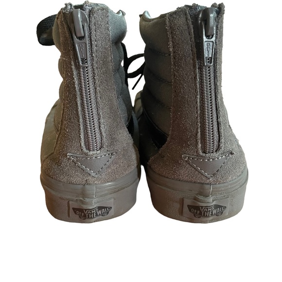 Vans Sk8 Hi grey black high tops 8 - Picture 4 of 6